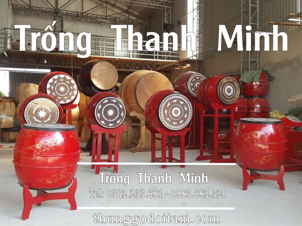 Xưởng sản xuất Trống Thanh Minh - chuyên sản xuất và cung cấp tất cả các loại trống trên khắp đất nước.