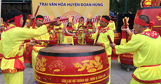 Trống dàn hội - Lễ hội trại văn hoá huyện đoan hùng - Trống Thanh Minh đã bàn giao Sản Phẩm.